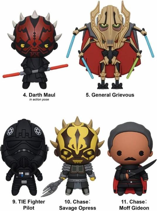 Produktbild Monogram Int. Star Wars PVC-Taschenanhänger Year of the Dark Side Series 1 Display (24)