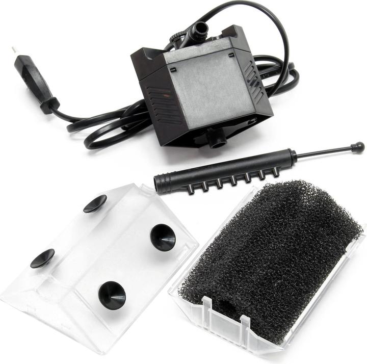 Produktbild SunSun JP-093 Innenfilter Aquarium 450 l/h 5W Eckfilter M Aquarium Pumpe bis 60L (60 l, Innenfilter, Süsswasser, Salzwasser)
