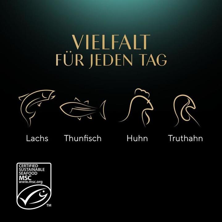 Produktbild Sheba NATURE'S COLLECTION Portionsbeutel Multipack Feine Vielfalt in Sauce MSC (Adult, 4 Stk., 340 g)