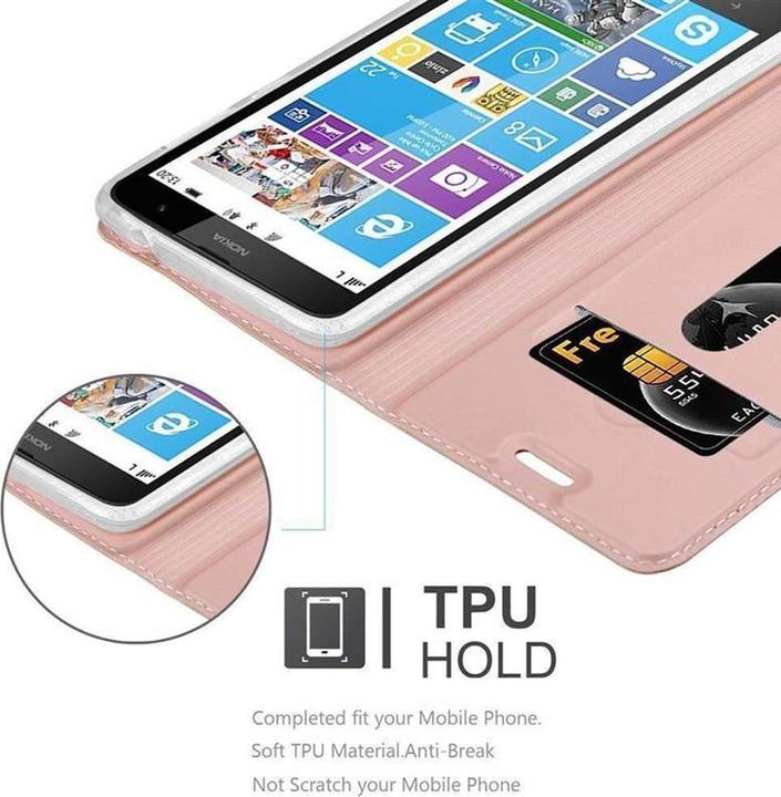 Actual product image Cadorabo Book Classy Style Cover (Nokia Lumia 1320)