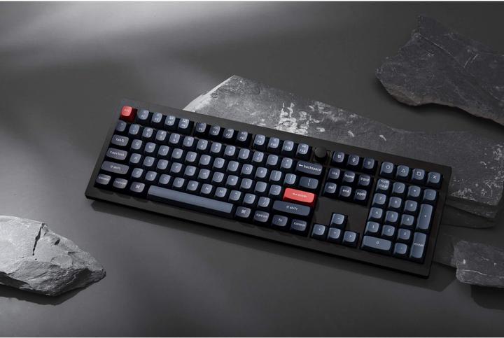 Actual product image Keychron V6 Max QMK/VIA Wireless Custom Mechanical Keyboard Fully Assembled Knob,Carbon Black, Gater (US, Wireless)