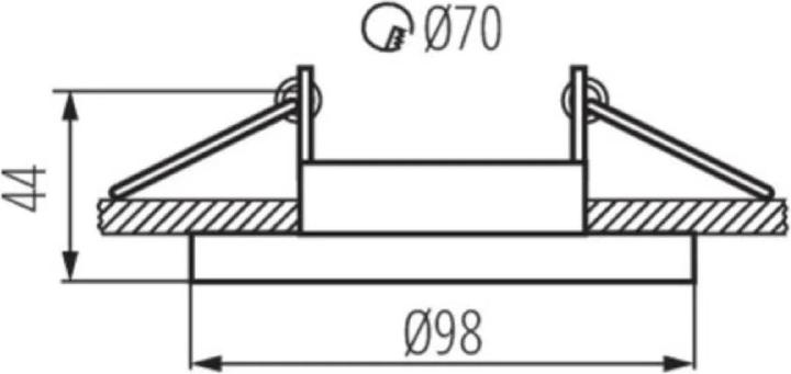 Actual product image Kanlux 26303 QULES AC O-W Recessed light fitting (GU10)