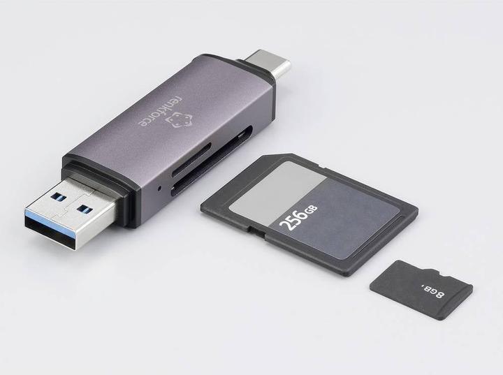 Immagine prodotto Renkforce RF-CR-200 USB-Kartenleser Smartphone/Tablet USB-A (USB 3.1 Gen 1), US (USB, USB 3.1 Gen 1)