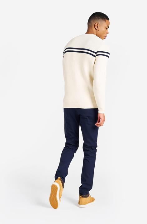 Immagine prodotto Tribord Maglia da vela uomo 100 beige/blu scuro a righe (XXL)