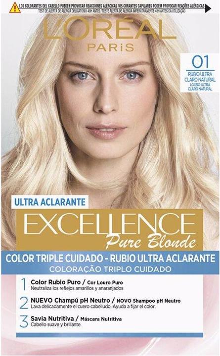 Immagine prodotto L'Oréal Paris EXCELLENCE cream ink #01 rubio ultra claro naturale (N. 01 Biondo puro)