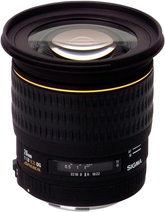 Sigma 20mm, f/1.8 EX DG, Canon (Canon EF, Vollformat)