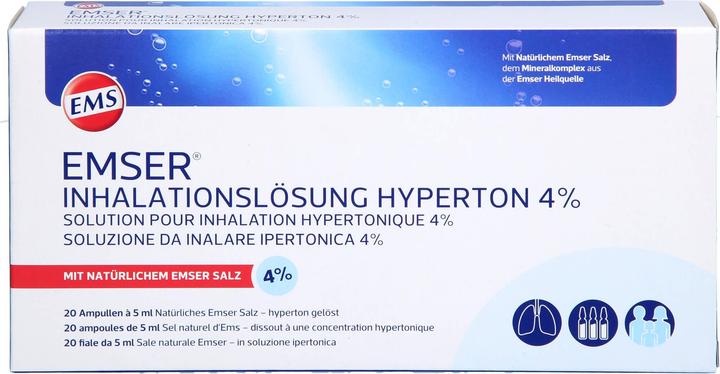 Actual product image Emser Inhalationslösung 4 % hypertonisch
