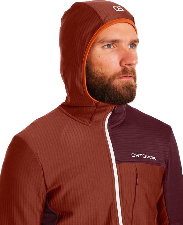 Actual product image Ortovox Fleece Light Grid Hooded Jacket (XL)