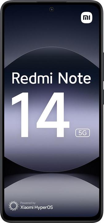 Produktbild Xiaomi Redmi Note 14 5G (256 GB, Midnight Black, 6.67", Hybrid Dual SIM, 108 Mpx, 5G)