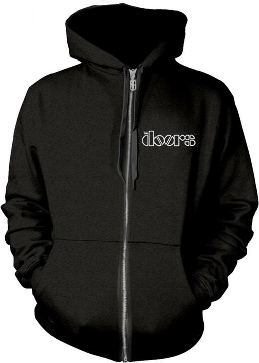 The Doors Erwachsene Eidechsenkönig Rücken Print Full Zip Hoodie