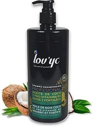 Immagine prodotto Lov'yc Shampoo professionale per capelli con olio di cocco per nutrire e riparare i capelli danneggiati (Shampoo liquido)