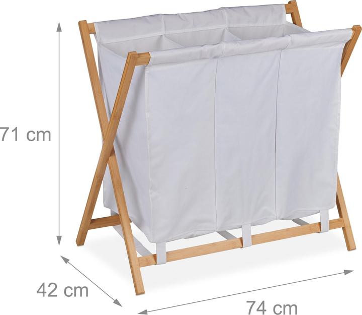 Produktbild Relaxdays Wäschekorb (38 l)