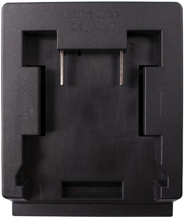 XCell 149012 Ladeschale Work Akku-Adapter für DeWALT u. Milwaukee