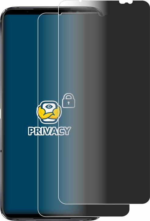 Produktbild BROTECT Sichtschutzfolie Anti-Spy Privacy Folie Blaulicht-Schutz (2 Stück, Asus ROG Phone 6 Pro)