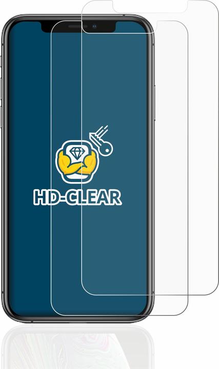 Actual product image BROTECT Screen Protector Clear (2 Piece, Apple iPhone XS)