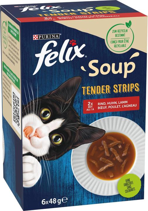 Felix Soup Geschmacksvielfalt vom Land (Adult, 6 Stk., 288 g)