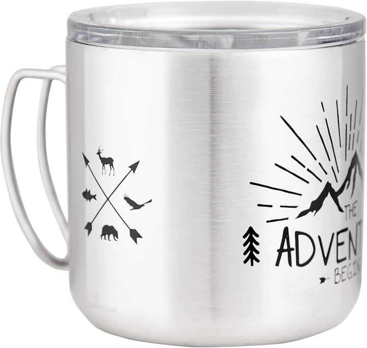 Actual product image Mugsy Edelstahltasse To-Go mit abnehmbaren Deckel (330 ml)