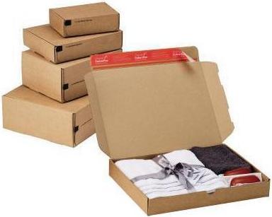 Colompac Versandkarton ® 2 Innenmasse: 14 x 4,3 x 10,1 cm (B x H x T) Karton braun (1 x)
