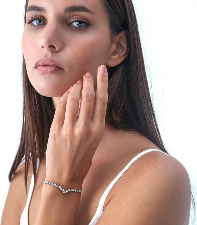 Image du produit Sensora Jewelry Bracelet V-Tennis (Acier inoxydable)