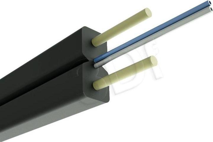 Immagine prodotto Alantec Cavo piatto in fibra ottica FTTH SM 2J 9/125 LSOH nero 1000m (FOK-W2J-SM-AC) (S/UTP, CAT6, 1000 m)