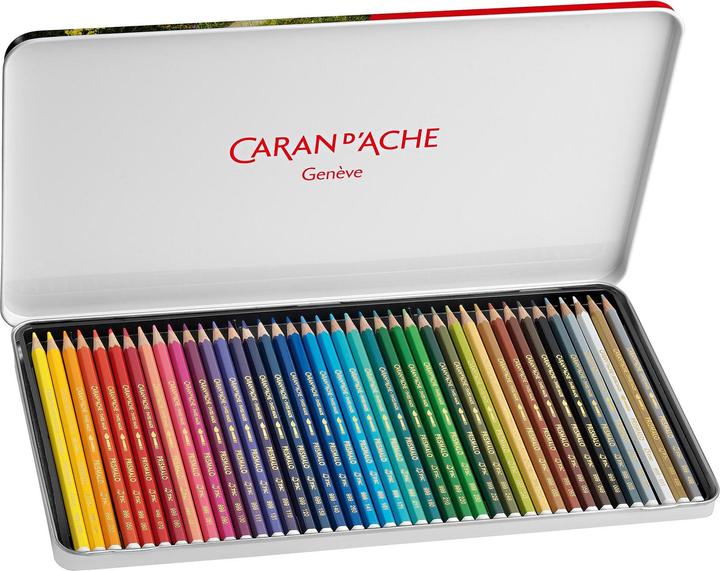 Produktbild Caran d'Ache Prismalo Aquarelle Metallschachtel (Mehrfarbig, 40 x)
