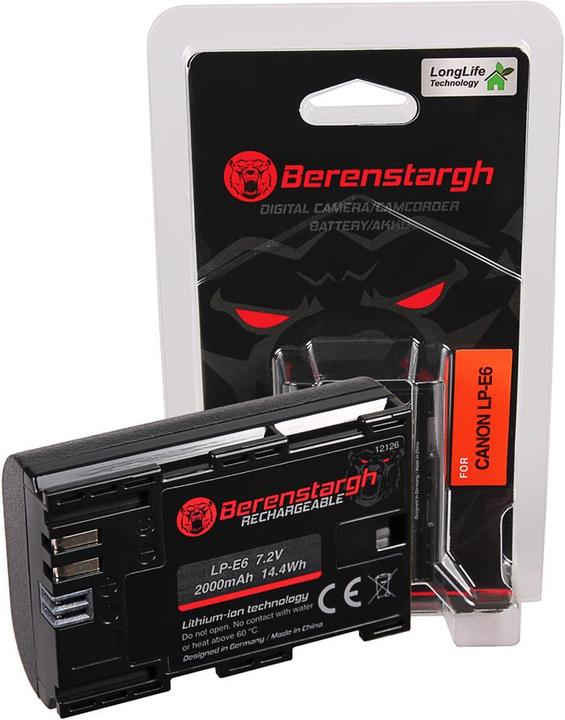 Berenstargh Canon LP-E6 (Camera battery)