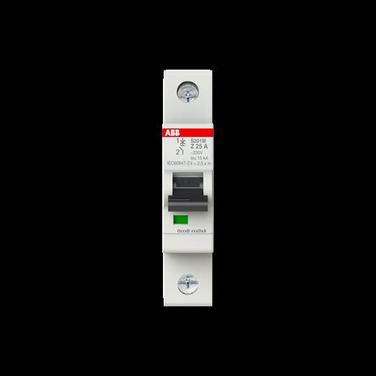 Produktbild ABB S201M-Z25 Sicherungsautomat Z-Char.,10kA,25A,1P