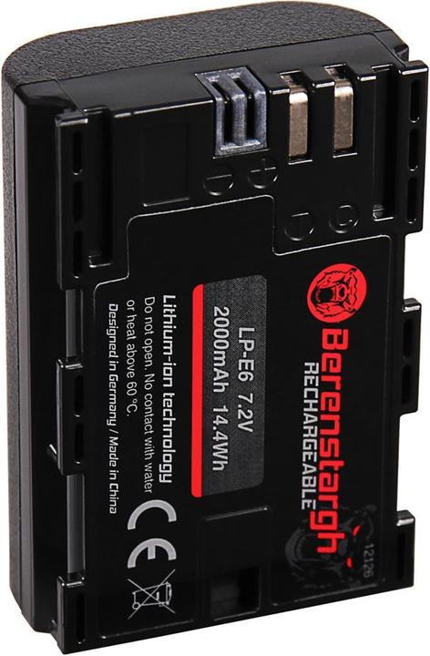 Actual product image Berenstargh Canon LP-E6 (Camera battery)