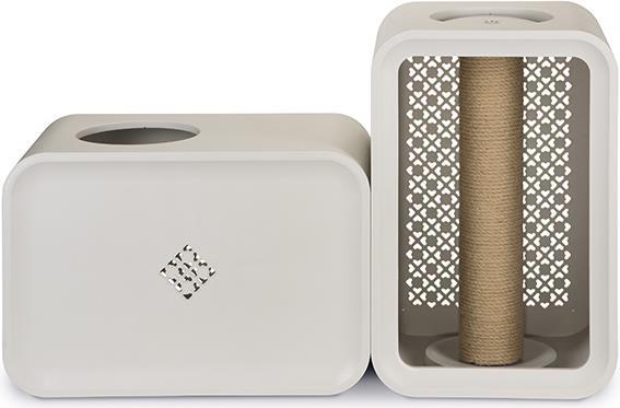 Beeztees Cat Cube Play (33 cm, White)