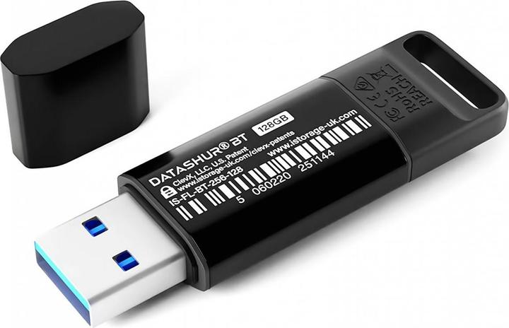 Image du produit iStorage datAshur BT - Clé USB à mémoire flash (biométrique) (128 Go, USB-A)