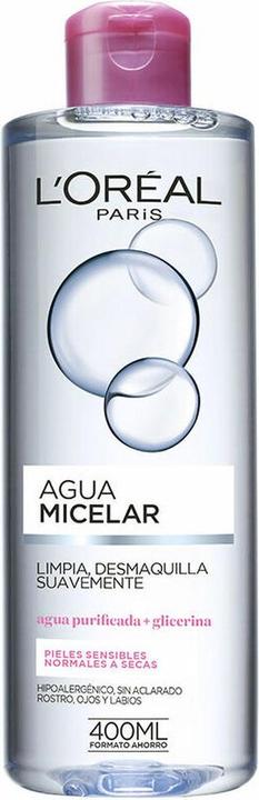 Image du produit L'Oréal Paris Eau micellaire Skin Expert Agua Micelar 400 ml (Eau micellaire, 400 ml)