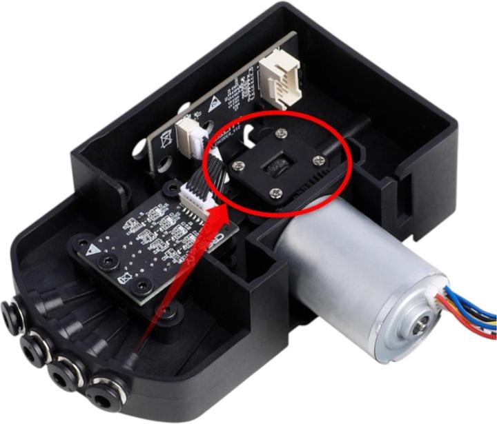 Actual product image Creality CFS Hubsystem Antriebsrolle mit Zahnrad