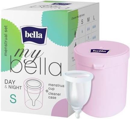 Actual product image Bella My Menstrual Cup Size S Made of Medical Silicone with Sterilizer (S)
