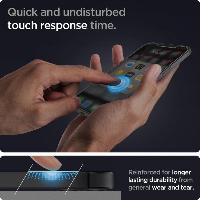 Produktbild Spigen Glas TR Displayschutzfolie 1 St. (1 Stück, Apple iPhone 12, Apple iPhone 12 Pro)