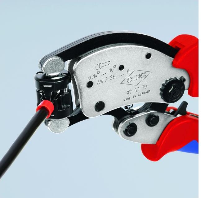 Produktbild Knipex Selbsteinst. Crimpzange f.Aderendhülsen (200 mm)