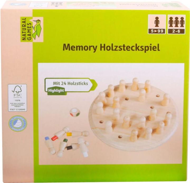 Natural games NG Memory wooden game (German)