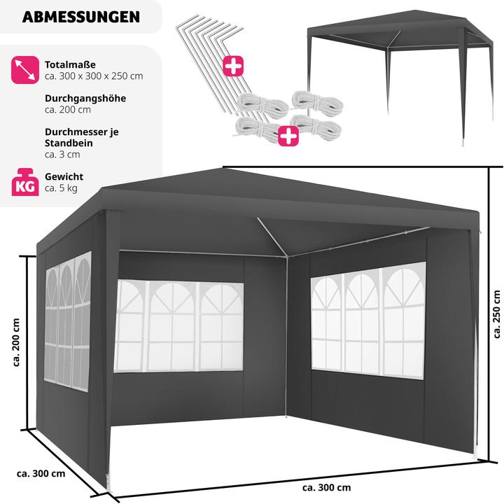 Actual product image tectake Baraban (300 cm, 300 cm)