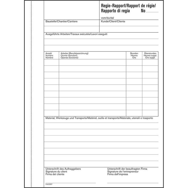 Image du produit Favorit Rapport du gouvernement 8181OK (100 x)