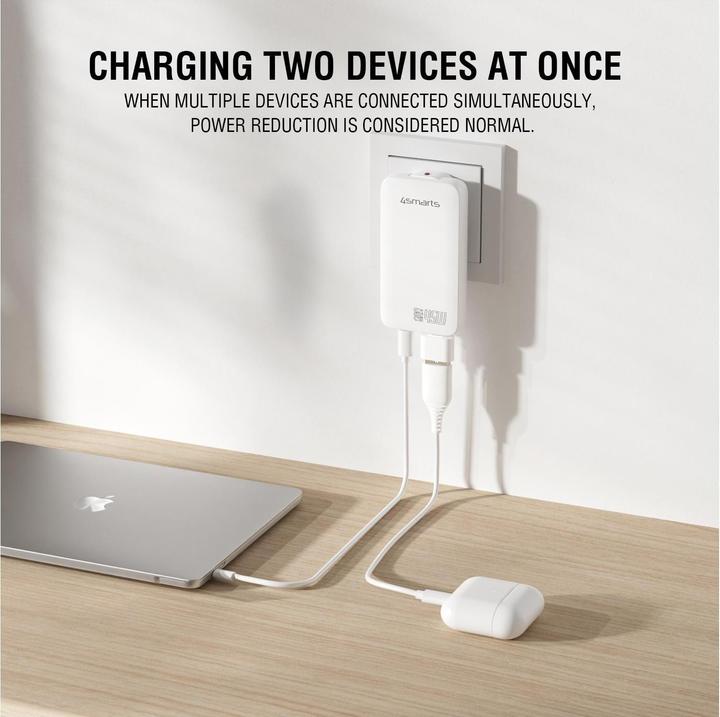 Actual product image 4smarts FlatPlug Slim Dual (45 W)