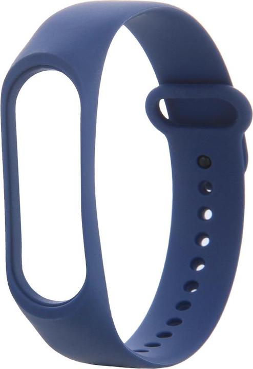 OEM Silikonband für Xiaomi Mi Band 3 / 4 Mitternachtsblau (Silikon)