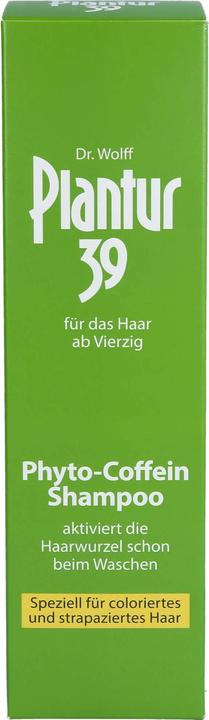 Plantur 39 Plantur39 Caffeina Shampoo capelli colorati e stressati (250 ml, Shampoo liquido)