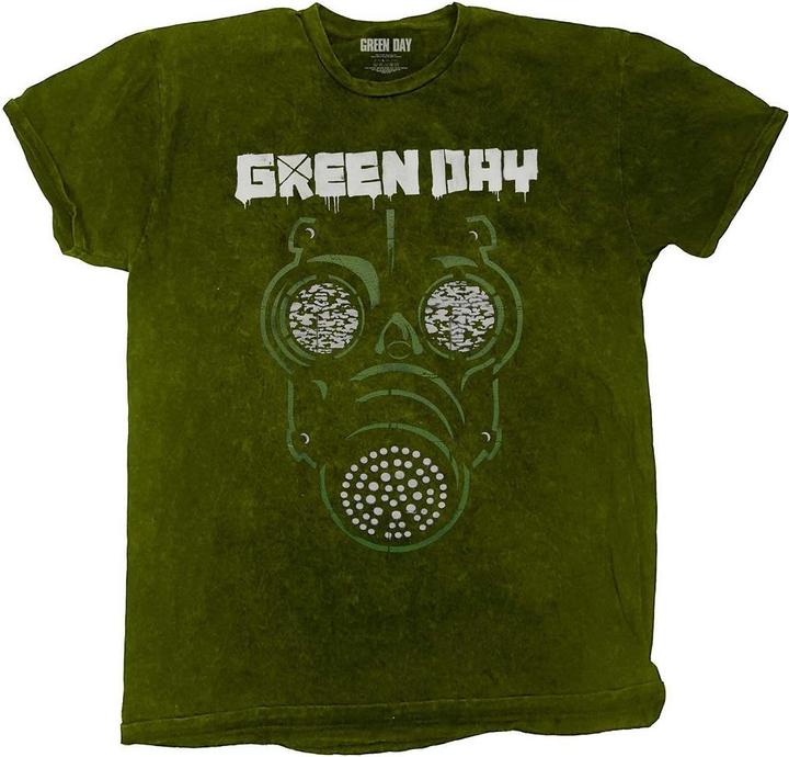 Green Day Unisex Adult Gas Mask T-Shirt