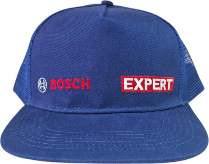 Actual product image Bosch Professional Zubehör Bosch Professional Trucker Cap "EXPERT" Blue Cotton / Polyester ( 6035951880 )