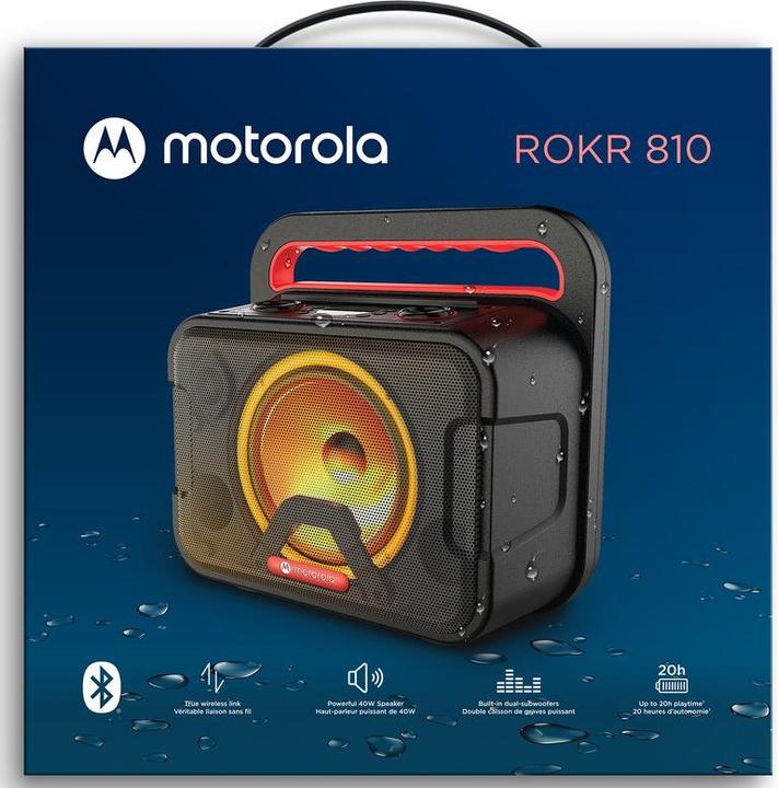 Motorola ROKR 810 Wireless Portable Party Speaker