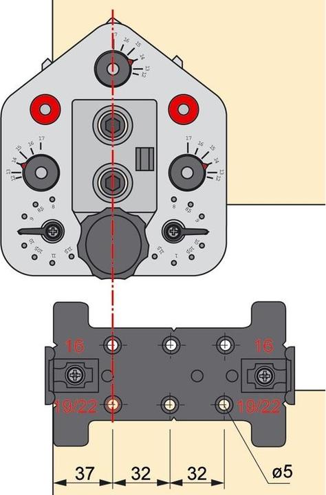 Image du produit Hettich Gabarit de perçage Drill-Jig VB (Raccord de connexion, 1 pcs)