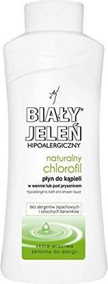 Actual product image Biay Jelen POL BIAŁY JELEŃ płyn d/kąpieli z chlorofilem (750 ml, Bath pearls)