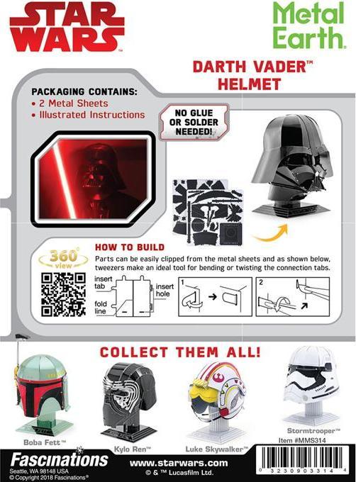 Immagine prodotto Metal Earth Casco di Darth Vader
