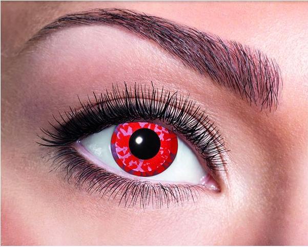 Actual product image Hanninger Red contact lenses (Red Diamond)