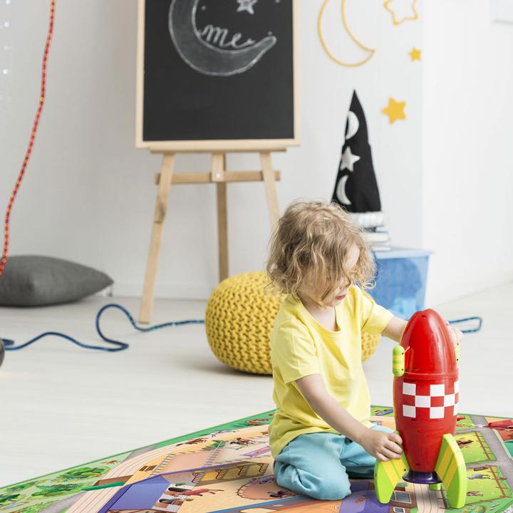 Image du produit Achoka Tapis de jeu École d'équitation, 100x150cm (100 x 150 cm)