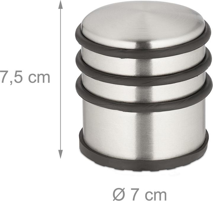 Actual product image Relaxdays 4x door stop (4 Piece, 7 x 7 x 7.5 cm)